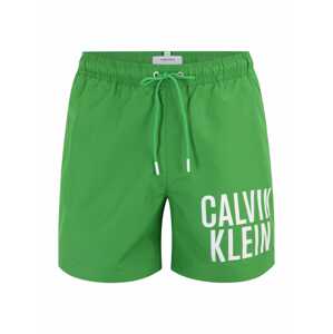 Calvin Klein Underwear Rövid fürdőnadrágok  fűzöld / fehér