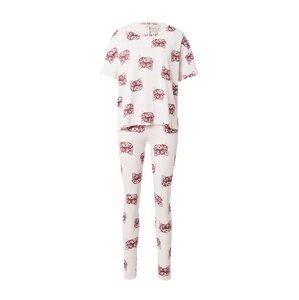 Lindex Pizsama  pasztell-rózsaszín / bordó