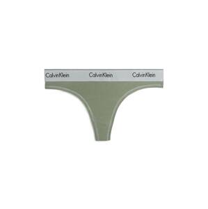 Calvin Klein Underwear String bugyik  szürke / zöld / fekete