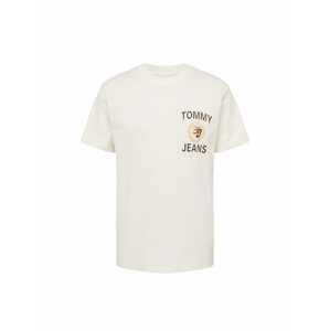 Tommy Jeans Póló 'Luxe'  tengerészkék / sárga / sötétzöld / fehér