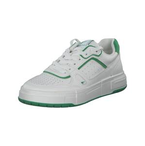 TAMARIS Rövid szárú sportcipők  fűzöld / fehér