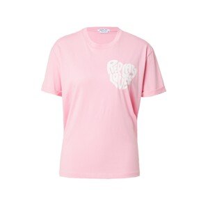REPLAY Póló  világos-rózsaszín / fehér