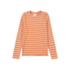 Vero Moda Girl Póló 'LU TICA'  mandarin / rózsaszín / fehér