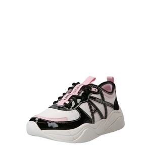 ARMANI EXCHANGE Rövid szárú edzőcipők  rózsaszín / fekete / fehér