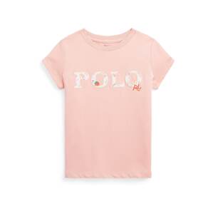 Polo Ralph Lauren Póló  fűzöld / rózsaszín / vérvörös / fehér