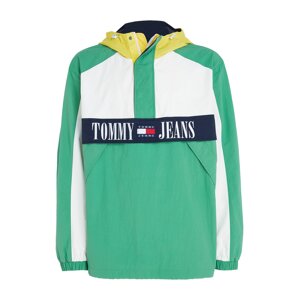 Tommy Jeans Átmeneti dzseki  tengerészkék / világos sárga / zöld / fehér