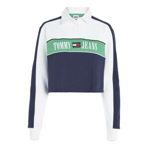 Tommy Jeans Tréning póló  tengerészkék / zöld / fehér