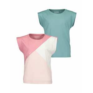 BLUE SEVEN Póló  jáde / fáradt rózsaszín / pasztell-rózsaszín / fehér