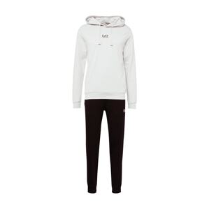 EA7 Emporio Armani Jogging ruhák  világosszürke / fekete / fehér