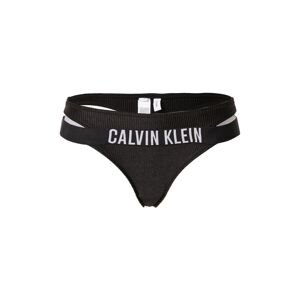 Calvin Klein Swimwear Bikini nadrágok  fekete / piszkosfehér
