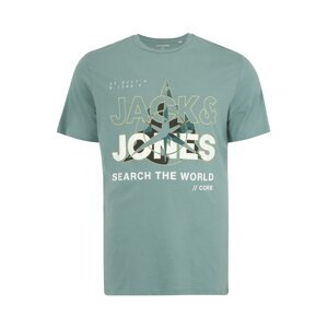 Jack & Jones Plus Póló  krém / zöld / fekete / fehér