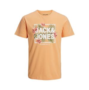 JACK & JONES Póló 'BECS'  vegyes színek / narancs