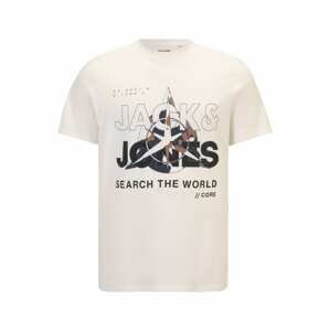Jack & Jones Plus Póló  bézs / fekete / fehér