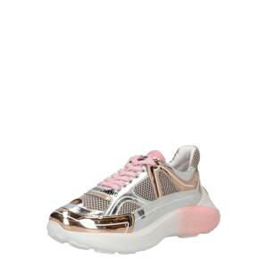 Love Moschino Rövid szárú sportcipők  rózsaszín arany / rózsaszín / púder / ezüst