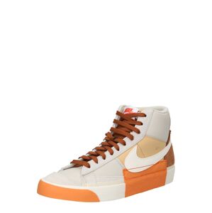 Nike Sportswear Magas szárú sportcipők 'BLAZER MID PRO CLUB'  barna / világosbarna / narancs / fehér