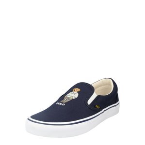 Polo Ralph Lauren Belebújós cipők 'KEATON'  világos bézs / tengerészkék / füstkék / fehér