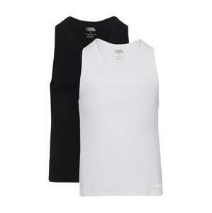 Karl Lagerfeld Trikó és alsó póló  fekete / fehér