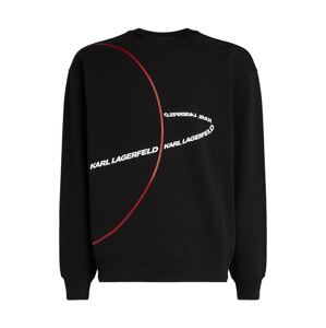 Karl Lagerfeld Tréning póló  piros / fekete / fehér