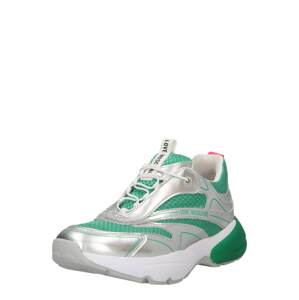 Love Moschino Rövid szárú sportcipők  ezüstszürke / zöld