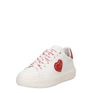 Love Moschino Rövid szárú sportcipők  piros / fehér