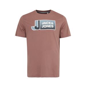Jack & Jones Plus Póló  tengerészkék / füstkék / bogyó / piszkosfehér