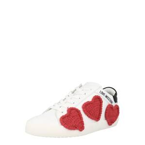 Love Moschino Rövid szárú sportcipők  piros / fekete / fehér