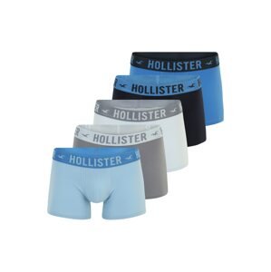 HOLLISTER Boxeralsók  kobaltkék / azúr / világoskék / szürke