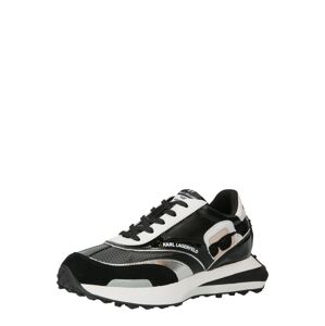 Karl Lagerfeld Rövid szárú sportcipők  bézs / fekete / ezüst / fehér