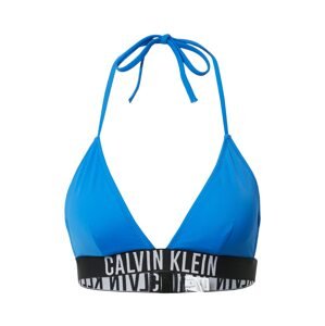 Calvin Klein Swimwear Bikini felső 'Intense Power'  kék / fekete / fehér