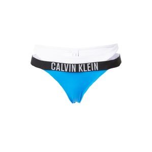 Calvin Klein Swimwear Bikini nadrágok 'Intense Power'  kék / fekete / fehér