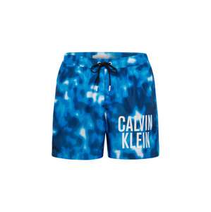 Calvin Klein Swimwear Rövid fürdőnadrágok  kék / tengerészkék / fehér