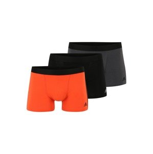 ADIDAS SPORTSWEAR Sport alsónadrágok  sötétszürke / narancs / fekete