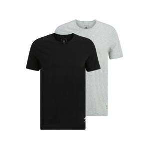 ADIDAS ORIGINALS Trikó és alsó póló  szürke melír / fekete