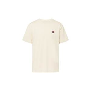 Tommy Jeans Póló 'Classic'  világos bézs / tengerészkék / piros / fehér