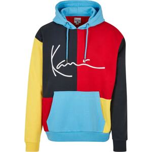 Karl Kani Tréning póló 'Signature'  világoskék / sárga / antracit / rikító piros