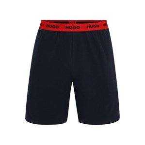 HUGO Pizsama nadrágok 'Linked'  tengerészkék / piros