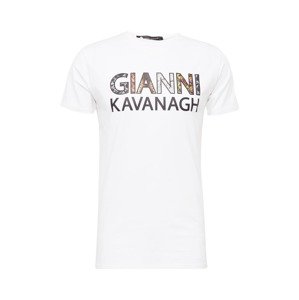 Gianni Kavanagh Póló 'Amazonia'  világosbarna / világoszöld / fekete / fehér