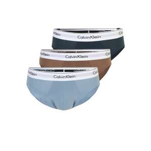 Calvin Klein Underwear Slip  opál / sötétkék / barna / fehér