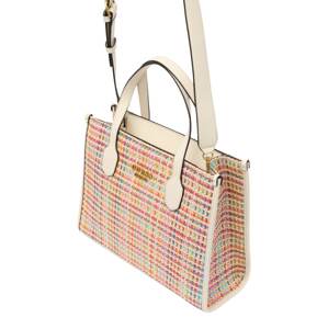 GUESS Shopper táska 'Silvana'  bézs / kék / rózsaszín / piros