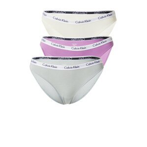 Calvin Klein Underwear Slip  bézs / szürke melír / lila / fehér