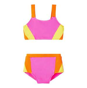 NAME IT Bikini 'Zalma'  sárga / narancs / rózsaszín