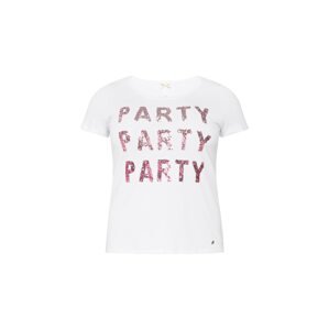 Key Largo Póló 'PARTY'  világos-rózsaszín / piros / piszkosfehér