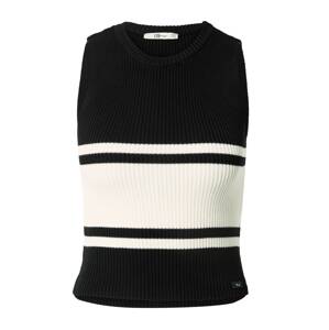 LTB Oversize pulóver 'Niyeta'  fekete / fehér