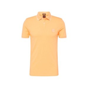 BOSS Orange Póló 'Passertip'  pasztellnarancs / fehér