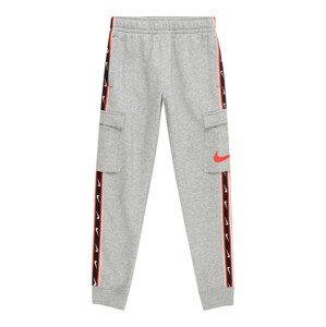 Nike Sportswear Nadrág  szürke melír / piros / fekete / fehér