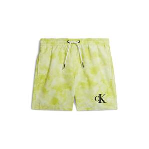Calvin Klein Swimwear Rövid fürdőnadrágok  limone / pasztellsárga / fekete