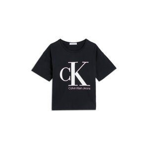 Calvin Klein Póló  világos-rózsaszín / fekete / fehér
