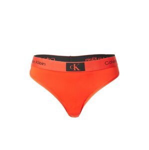 Calvin Klein Underwear String bugyik  narancsvörös / fekete