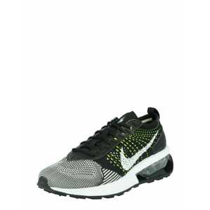 Nike Sportswear Rövid szárú sportcipők 'AIR MAX FLYKNIT RACER'  citromzöld / fekete / fehér