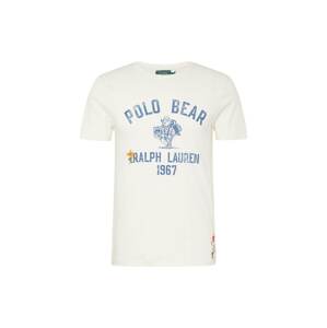 Polo Ralph Lauren Póló  világos bézs / tengerészkék / sötét barna / piszkosfehér
